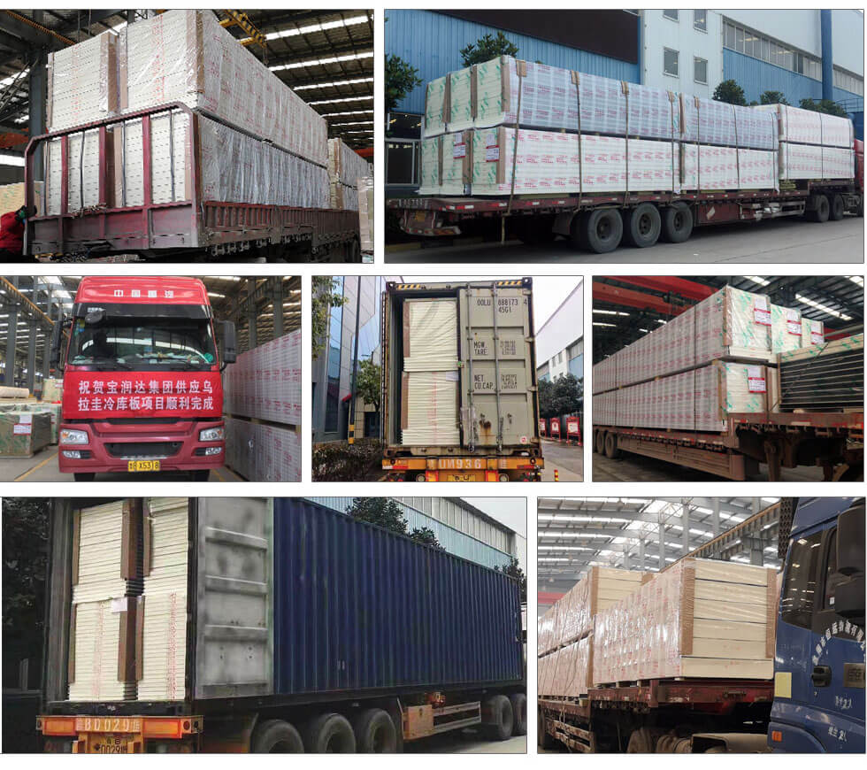 聚氨酯冷库板产品实拍