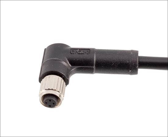 M5弯式孔型成型插头}