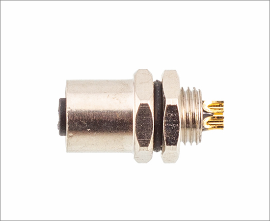 M5板前安装孔型插座 焊线式}