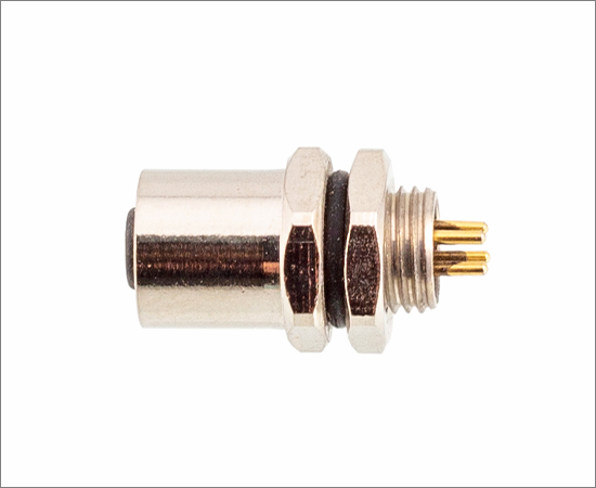 M5板前安装孔型插座 PCB式}