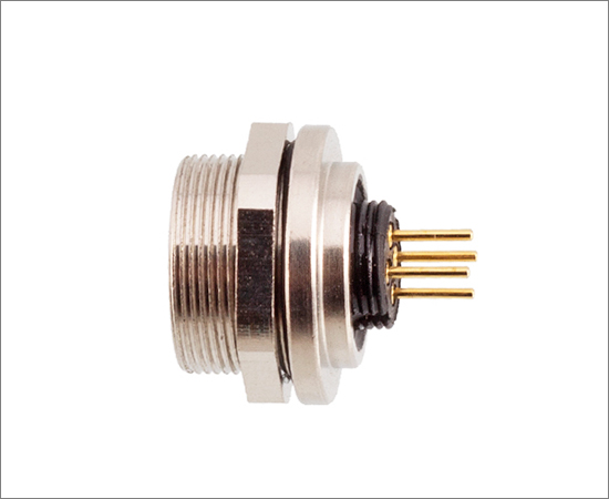 M9板后安装孔型插座 PCB式}