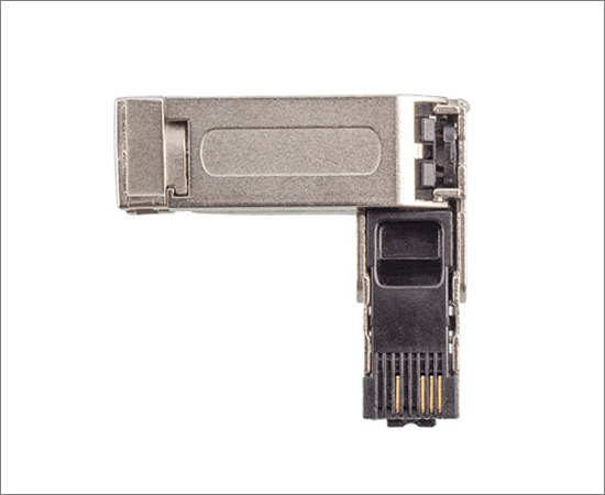 组装式RJ45 弯式4P CAT5类 金属免工具}