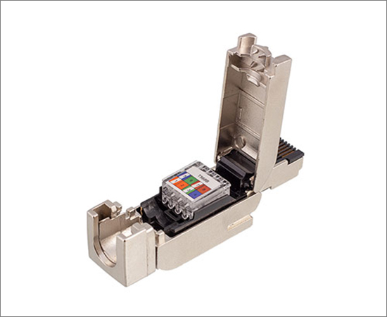 组装式RJ45 一体8P CAT5类 金属免工具}