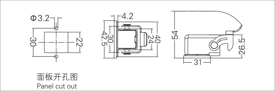 649a3611869c7.png 3A-金属外壳-不封底下壳-90°-2.png