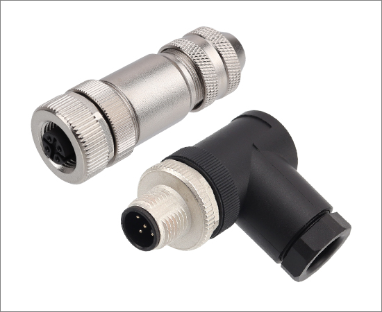 M12组装式插头 5芯