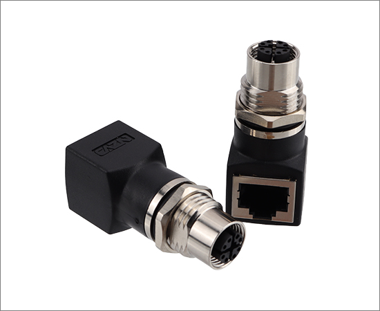 M12转接器 X型 8芯}