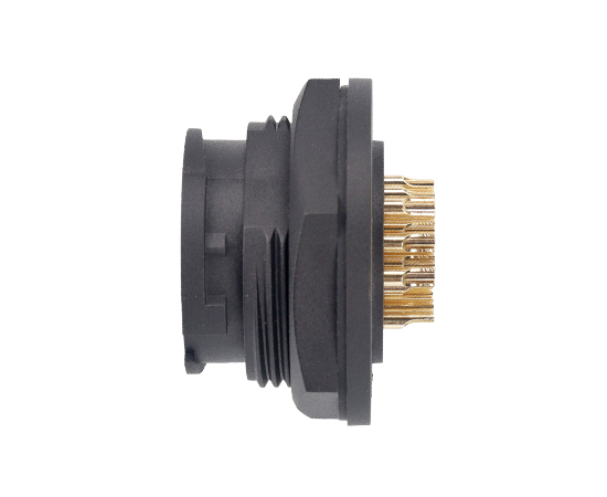 E16板后安装针型插座(卡扣式)}