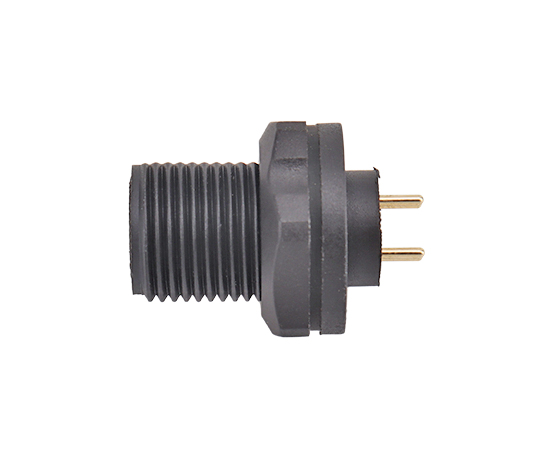 E7板后安装插座针型PCB板式插座(螺纹式)}