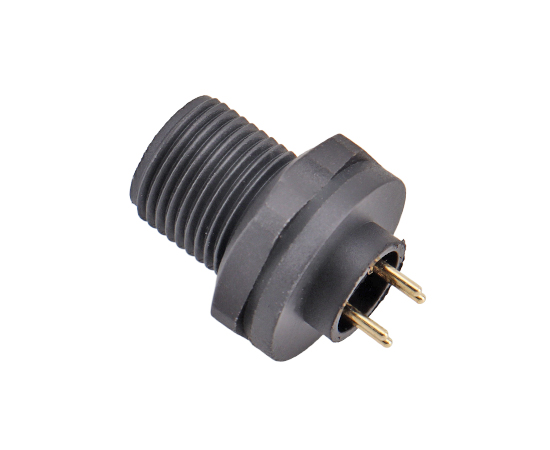 E7板后安装插座针型PCB板式插座(螺纹式)}