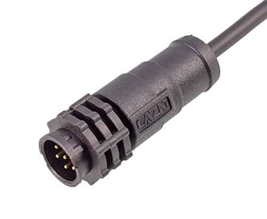 E10成型式针型直式对接插头(卡扣式)