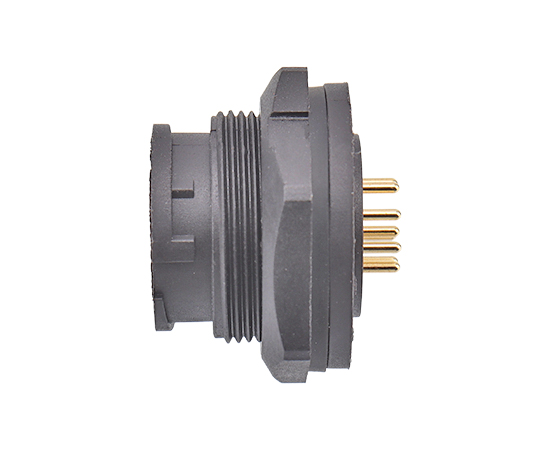 E13板后安装针型PCB版式插座(卡扣式)}