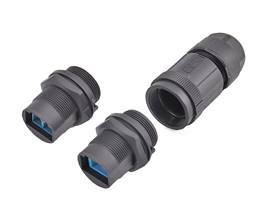 FDDI 单模单芯 板前安装插座(螺纹式)}