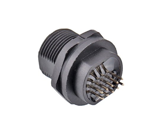 TYPE-C母 PCB板后插座(螺纹式)}