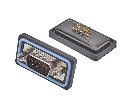 EDB1-直式针型插座(焊板式)}