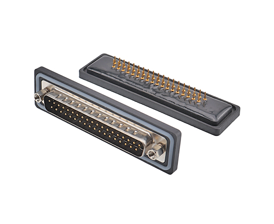 EDB4-直式针型插座(焊板式)}