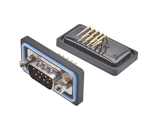 EDB1-弯式针型插座(焊板式)}