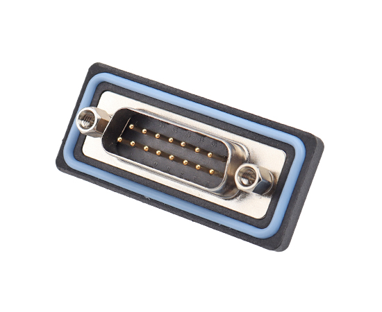 EDB2-弯式针型插座(焊板式)}