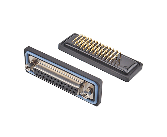 EDB3-弯式孔型插座(焊板式)}