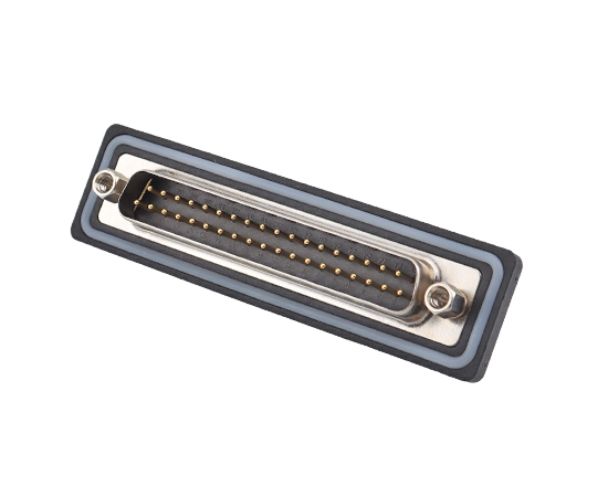 EDB4-弯式针型插座(焊板式)}