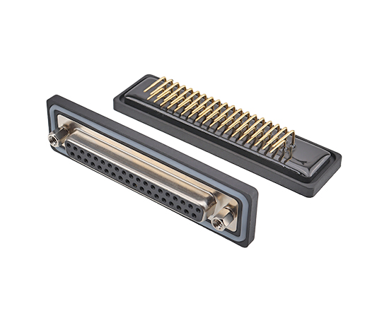 EDB4-弯式孔型插座(焊板式)}