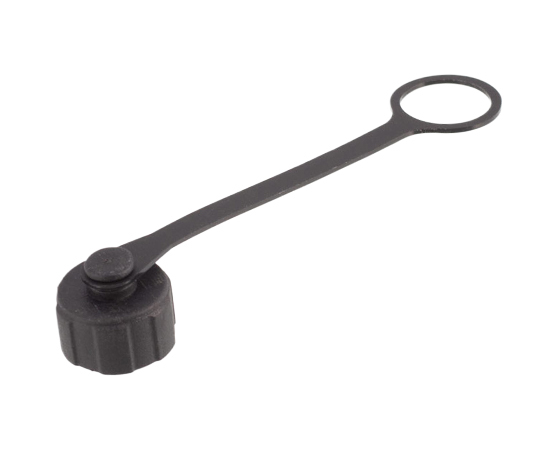 M12塑胶防尘盖(内牙+橡胶链)