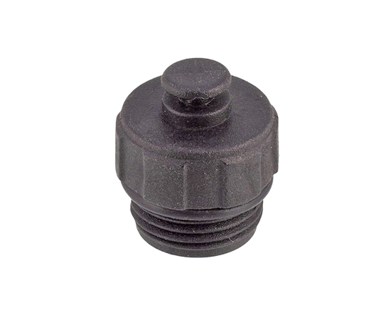 M12塑胶防尘盖(外牙+橡胶链)}