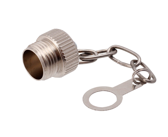 M12金属防尘盖(外牙+金属链)