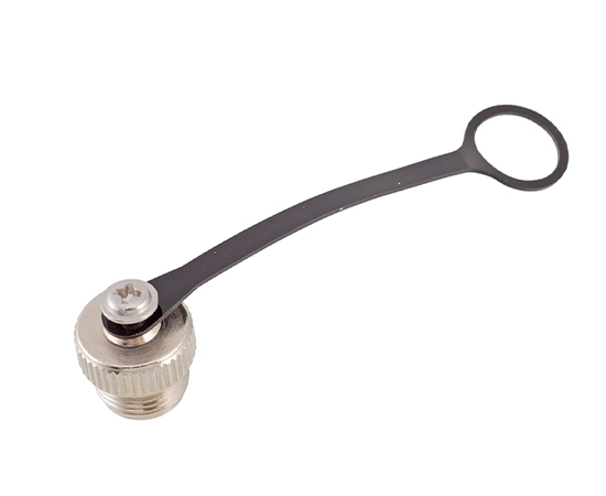 M12金属防尘盖(外牙+橡胶链)