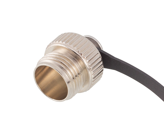 M12金属防尘盖(外牙+橡胶链)}