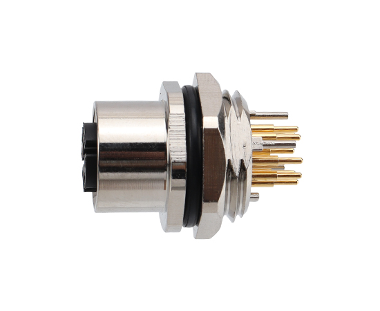 M12板前安装孔型插座 数据型 PCB式}