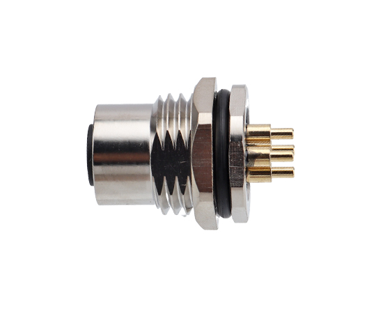 M12板后安装孔型插座 PCB式 电源型}