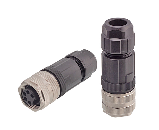 7/8直式孔型塑胶组装式插头 螺钉式}