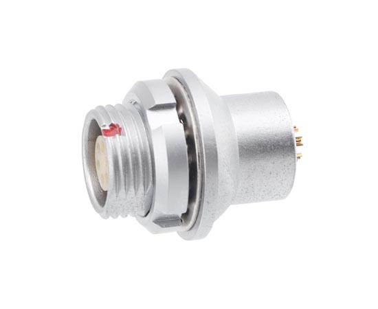 B系列-MEG 固定式插座-水密或真空密封(后面板安装)}