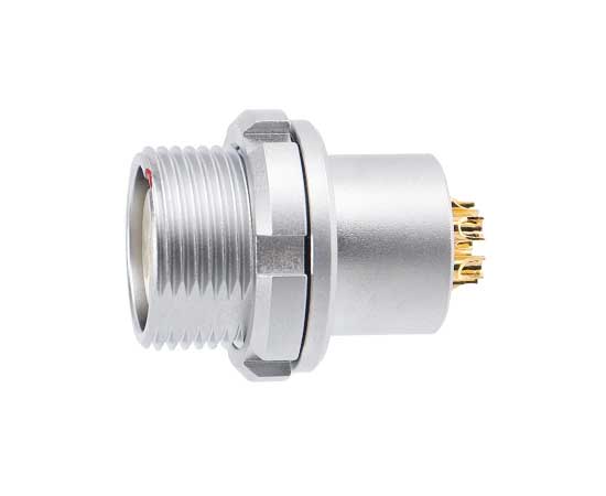 T系列-MEG 固定式插座-水密或真空密封(后面板安装)}