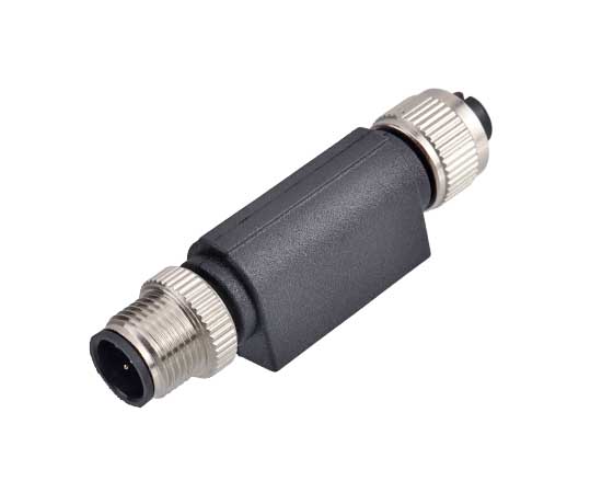 M12 I 型转接器 M12-M12 PS型 塑胶款