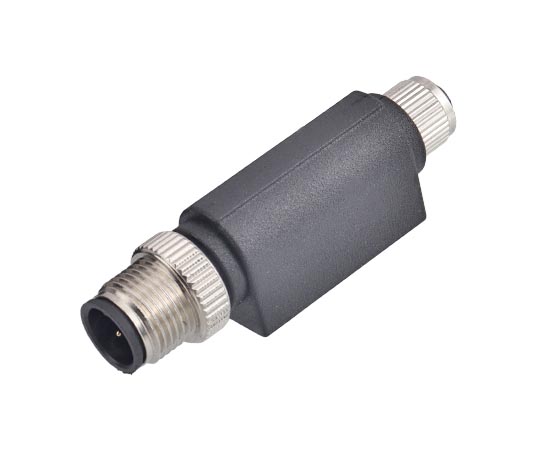 M12 I 型转接器 M12-M8 PS型 塑胶款