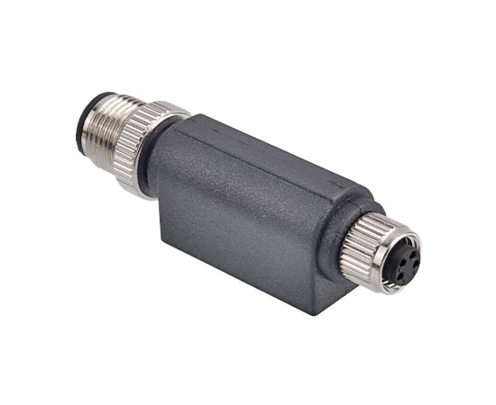 M12 I 型转接器 M12-M8 PS型 塑胶款}