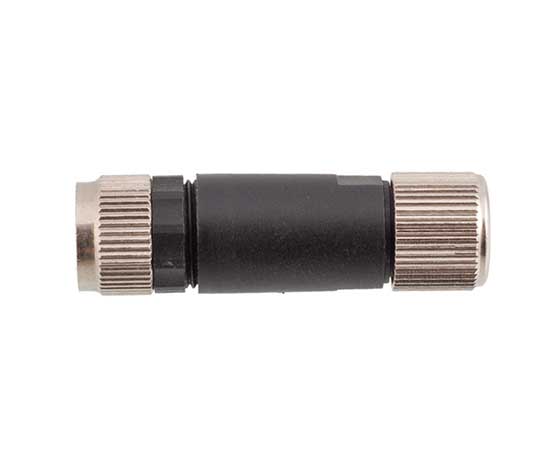 M8直式孔型塑胶插头 螺钉压接}