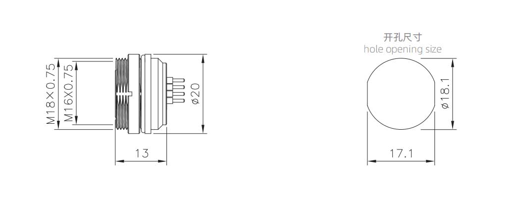M16板后安装孔型插座 插板式-4.jpg