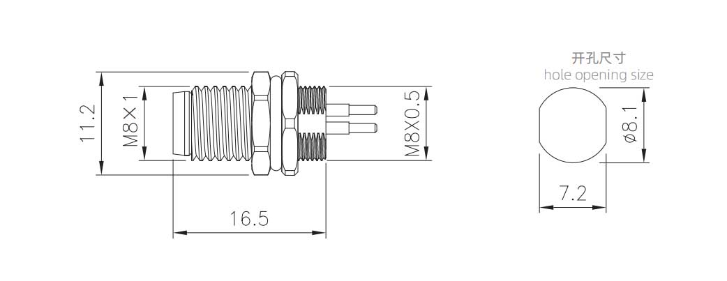 尺寸-板前安装针型插座 插板式 螺牙M8x0.5.jpg