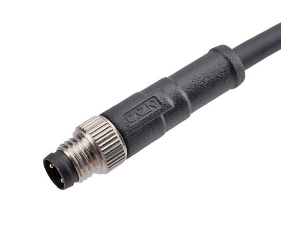 M8直式针型成型插头