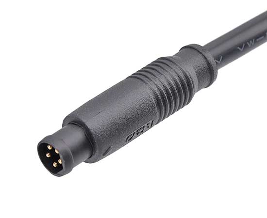 M8直式针型成型插头 快插式