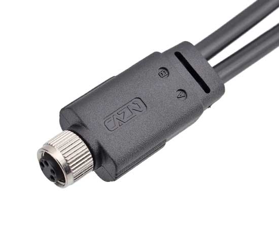 M8一分二孔型成型插头