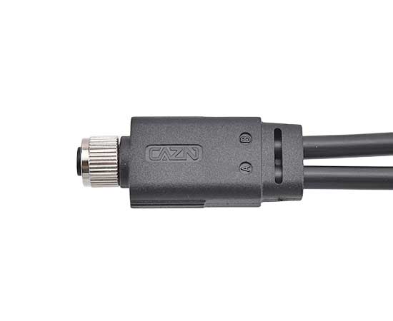 M8一分二孔型成型插头}