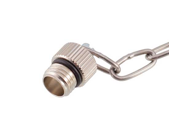 M8金属防尘盖(外牙+链)}