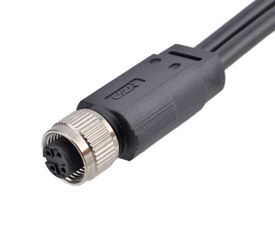 M12 一分二孔型成型插头