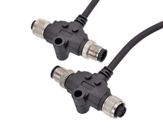 M12 T型带线 转接器 PS型}