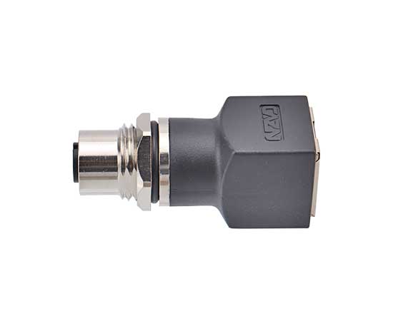 M12孔型转RJ45直式 转接器}