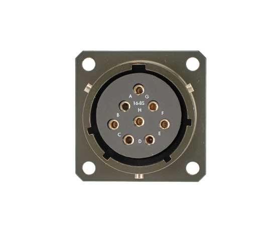 16号 盒式安装或板后安装插座(ZC3112E-16-8S)}