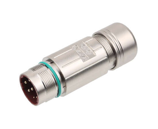 M923电源直式针型金属对接组装式插头 压接式